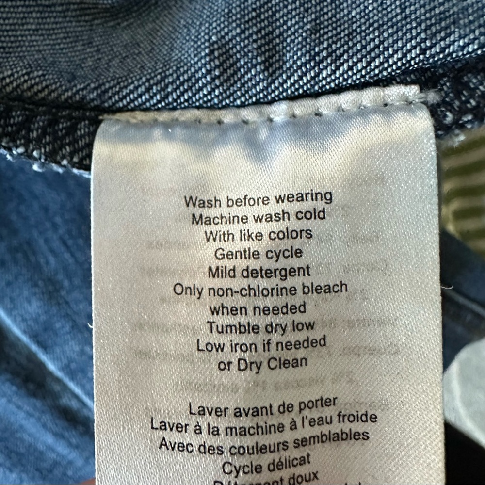 Indigo Blue Raw Hem Straight Leg Maternity Jeans - Picture 7 of 7